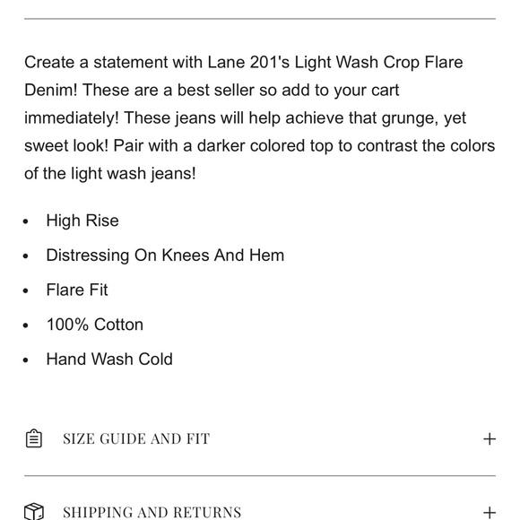 Vervet - Light Wash Crop Flare Denim - Picture 14 of 15